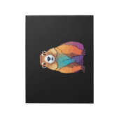 Marmot Vector Art mit lebhaften Farben Notizblock (Rotiert)