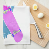 Marmot Woodchuck Skateboarding Geschirrtuch (Viertel Falte)