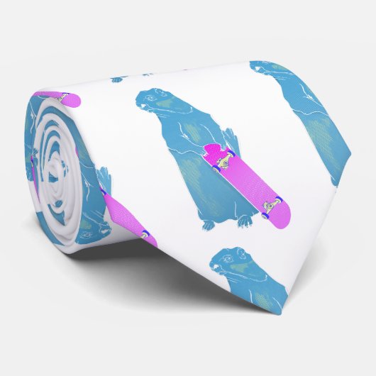 Marmot Woodchuck Skateboarding Krawatte (Gerollt)