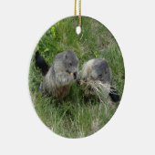 Marmottenschmuck Keramikornament (Rechts)
