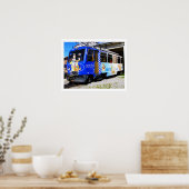 Marmottenzug in der Schweiz Poster (Küche)