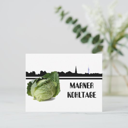 Marner Kohltage Postkarte (Stehend Vorderseite)