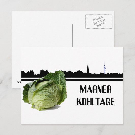 Marner Kohltage Postkarte (Vorne/Hinten)