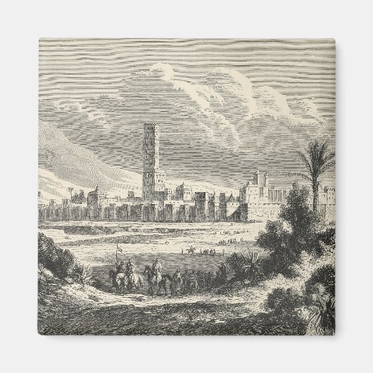 Marocco: Afrika, 1860er Magnet (Vorne)