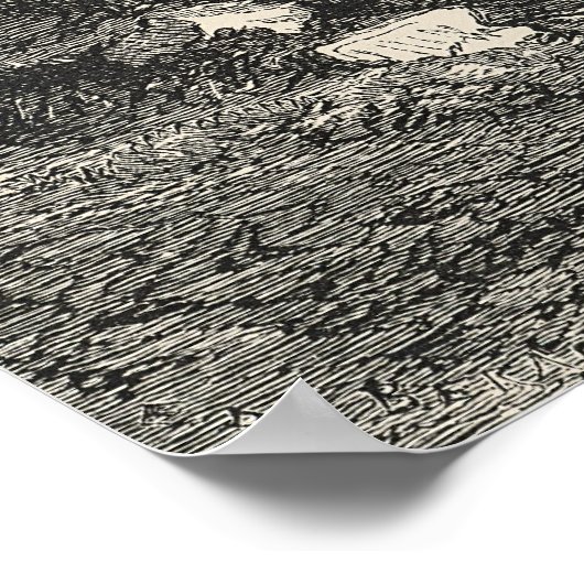 Marocco: Afrika, 1860er Poster (Ecke)