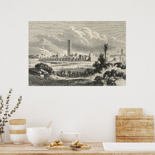 Marocco: Afrika, 1860er Poster (Küche)