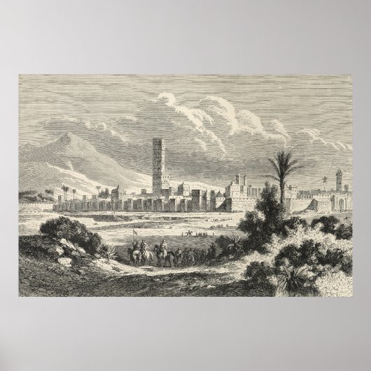 Marocco: Afrika, 1860er Poster (Vorne)