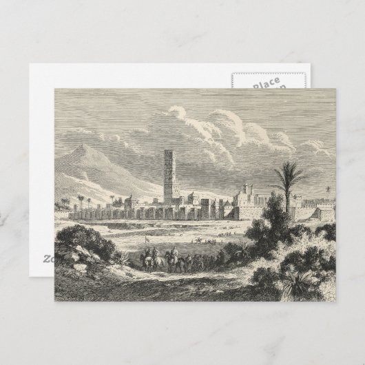 Marocco: Afrika, 1860er Postkarte (Vorne/Hinten)