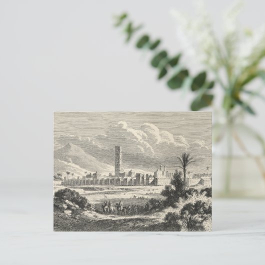 Marocco: Afrika, 1860er Postkarte (Stehend Vorderseite)