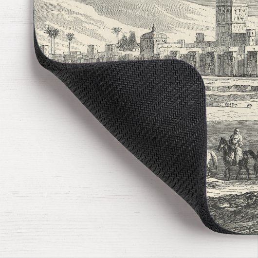 Marocco: Afrika, 1860s Mousepad (Ecke)