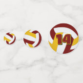 Marogolteam setzt Kindervolleyball-Party Konfetti (Vorderseiten)