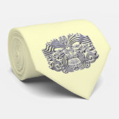 Maroi tattoo-silver krawatte (Gerollt)