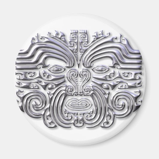 Maroi tattoo-silver magnet (Vorne)