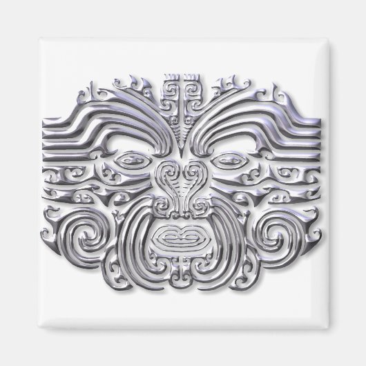 Maroi tattoo-silver magnet (Vorne)