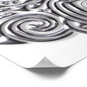 Maroi tattoo-silver poster (Ecke)