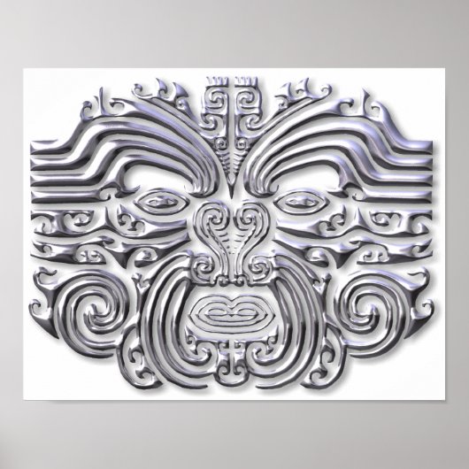 Maroi tattoo-silver poster (Vorne)