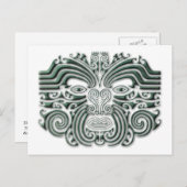 Maroi tattoo-stone postkarte (Vorne/Hinten)