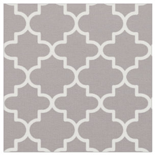 Marokkaner Quatrefoil gemustert Stoff