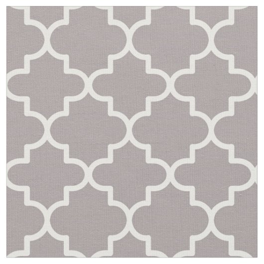 Marokkaner Quatrefoil gemustert Stoff (Nahaufnahme)