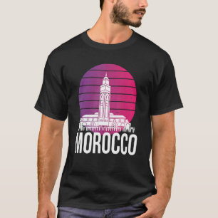 Marokkaner Stadt Marokko Skyline Afrika Gibraltar T-Shirt