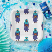 Marokkaner Touareg Man Motiv Pappteller (Party)