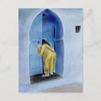 Marokkanerin Postkarte