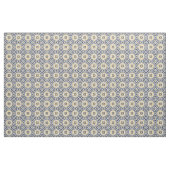Marokkanisch Abstrakt 2 - Blau, Gelb Stoff (Yard (91,4 cm))
