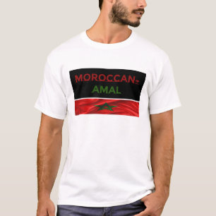 Marokkanisch-afrikanische Männer Rot 2 T-Shirt