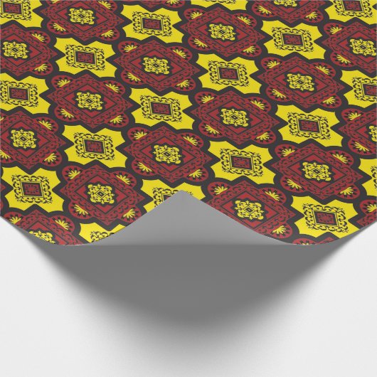 Marokkanisch-Ähnliches Packpapier (Ecke)