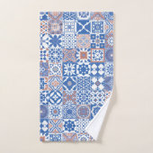 marokkanisch-blau, braun badhandtuch set (Handtuch)