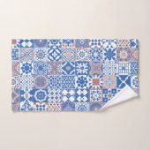 marokkanisch-blau, braun badhandtuch set (Handtuch)