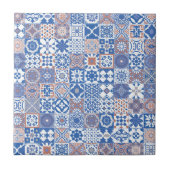 marokkanisch-blau, braun fliese (Vorderseite)