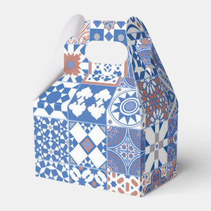 marokkanisch-blau, braun geschenkschachtel