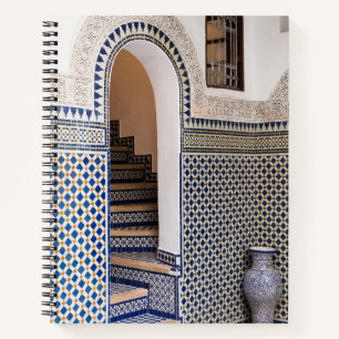 marokkanisch-gepflasterte Türe Notizblock
