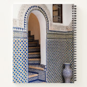 marokkanisch-gepflasterte Türe Notizblock (Rückseite)