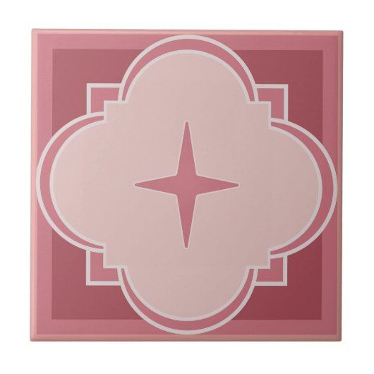 Marokkanisch inspiriert Keramik Fliese (Vorderseite)