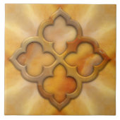 marokkanisch-quatrefoil Carnelian Fliese (Vorderseite)