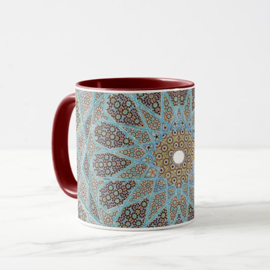 Marokkanische alte Keramikentwurfs-Wecker-Tasse Tasse (Vorderseite Links)