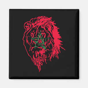 Marokkanische amerikanische Marokko-Flagge marokka Magnet