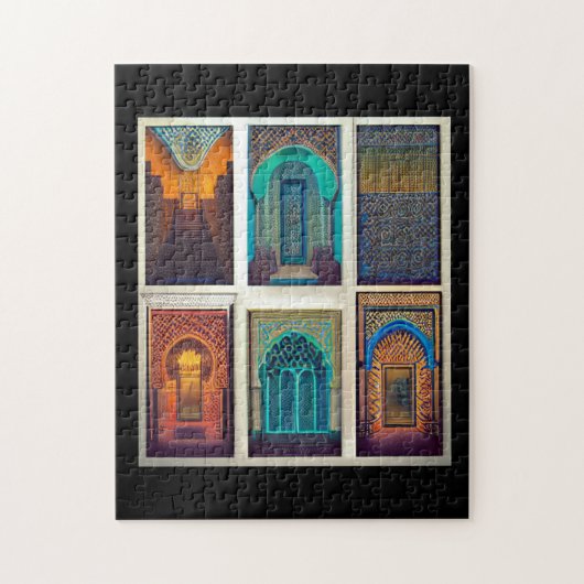 marokkanische Arkaden Puzzle (Vertikal)