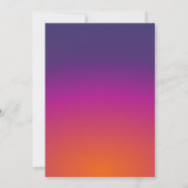 Marokkanische Babydusche - Indische Inspiration -  Einladung (Rückseite)