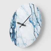 Marokkanische Blues Große Wanduhr (Winkel)