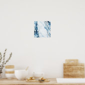 marokkanische Blues Poster (Küche)