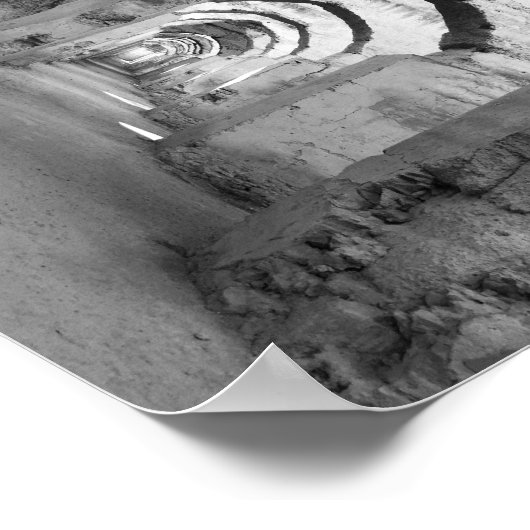 marokkanische Bögen Poster (Ecke)