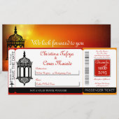 Marokkanische Einladung (Vorne/Hinten)