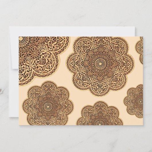 marokkanische Einladung (Vorderseite)