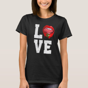 Marokkanische Fahne Fan Liebe Marokko marokkanisch T-Shirt