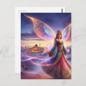 marokkanische Fairy Postkarte (Vorne/Hinten)