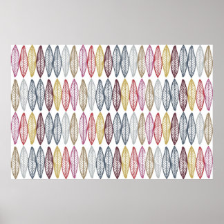 marokkanische Feathers Poster