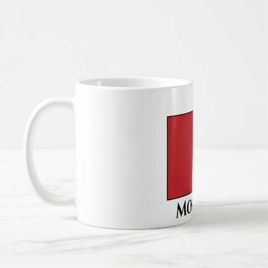 Marokkanische Flagge Kaffeetasse (Links)